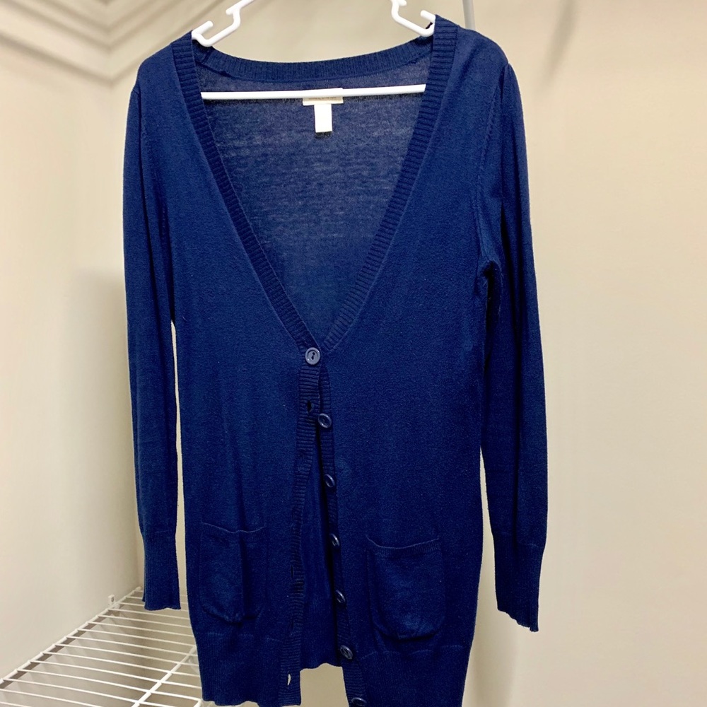 Limited Too blue sweater/cardigan